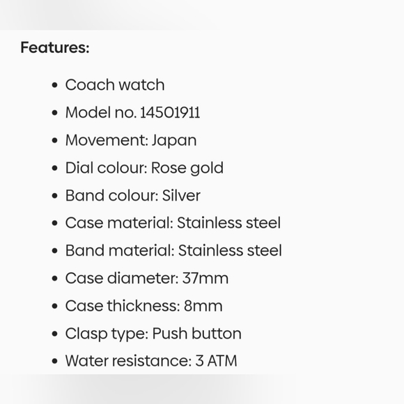 Coach Tristen Two-Tone Women's Watch - Picture 10 of 11